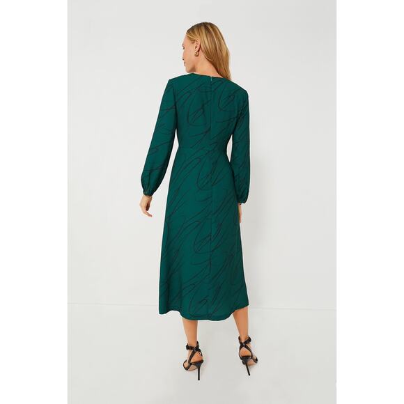 TUCKERNUCK Pine Twombly Draped Macie Dress NWT Size XS - Picture 4 of 10